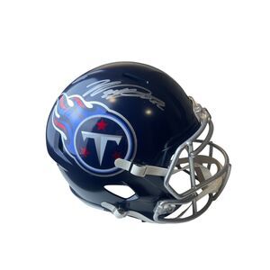 Will Levis Autographed Tennessee Titans Full-Size Replica Helmet – Read Descr.